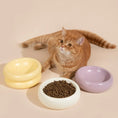 Load image into Gallery viewer, The Donut | Ceramic Food Bowl for Cats and Small Dogs
