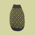 Load image into Gallery viewer, "Matcha" Ribbed Crewneck Dog Sweater
